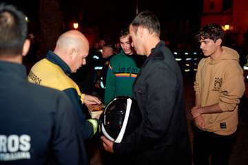 Emotivo adiós al bombero José Francisco Sánchez Cazón/TA.